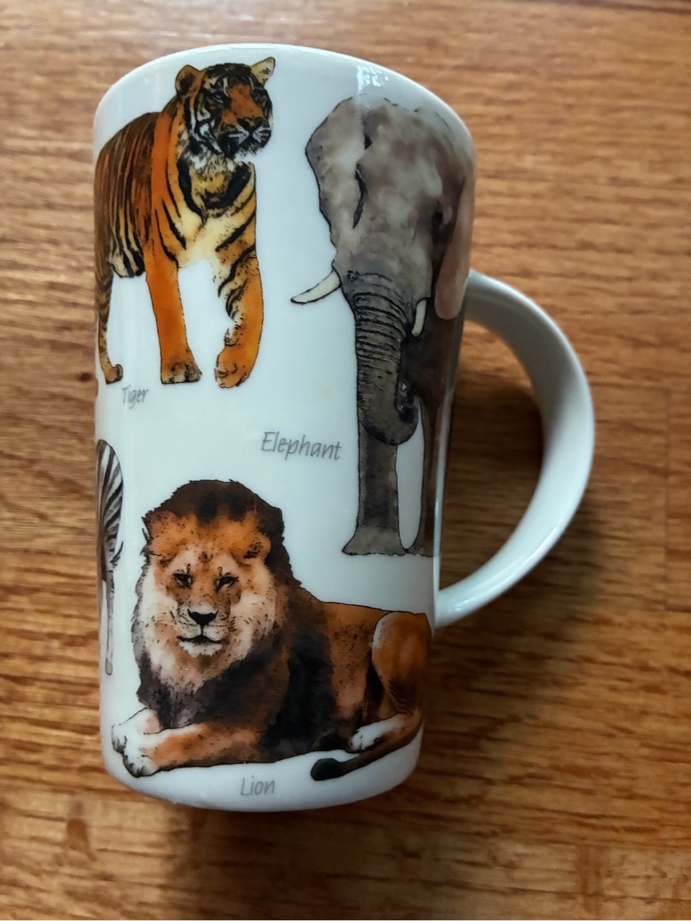 Kent pottery wildlife animal safari mug cup